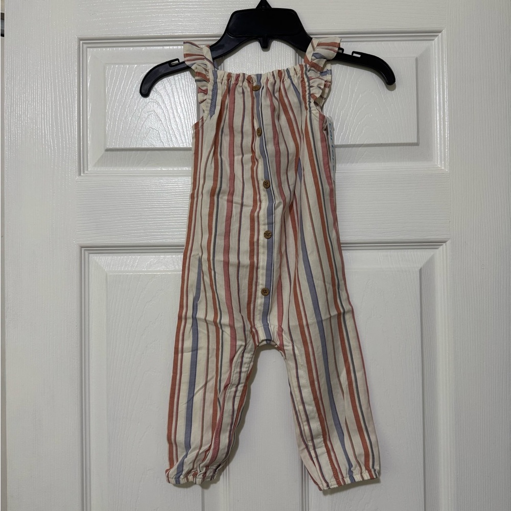NWT Carter’s Striped Jumpsuit Size 12M